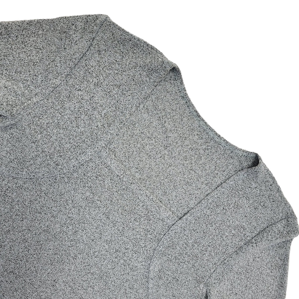 90s Vintage Grey Square Neck Midi Dress Women's Size 8