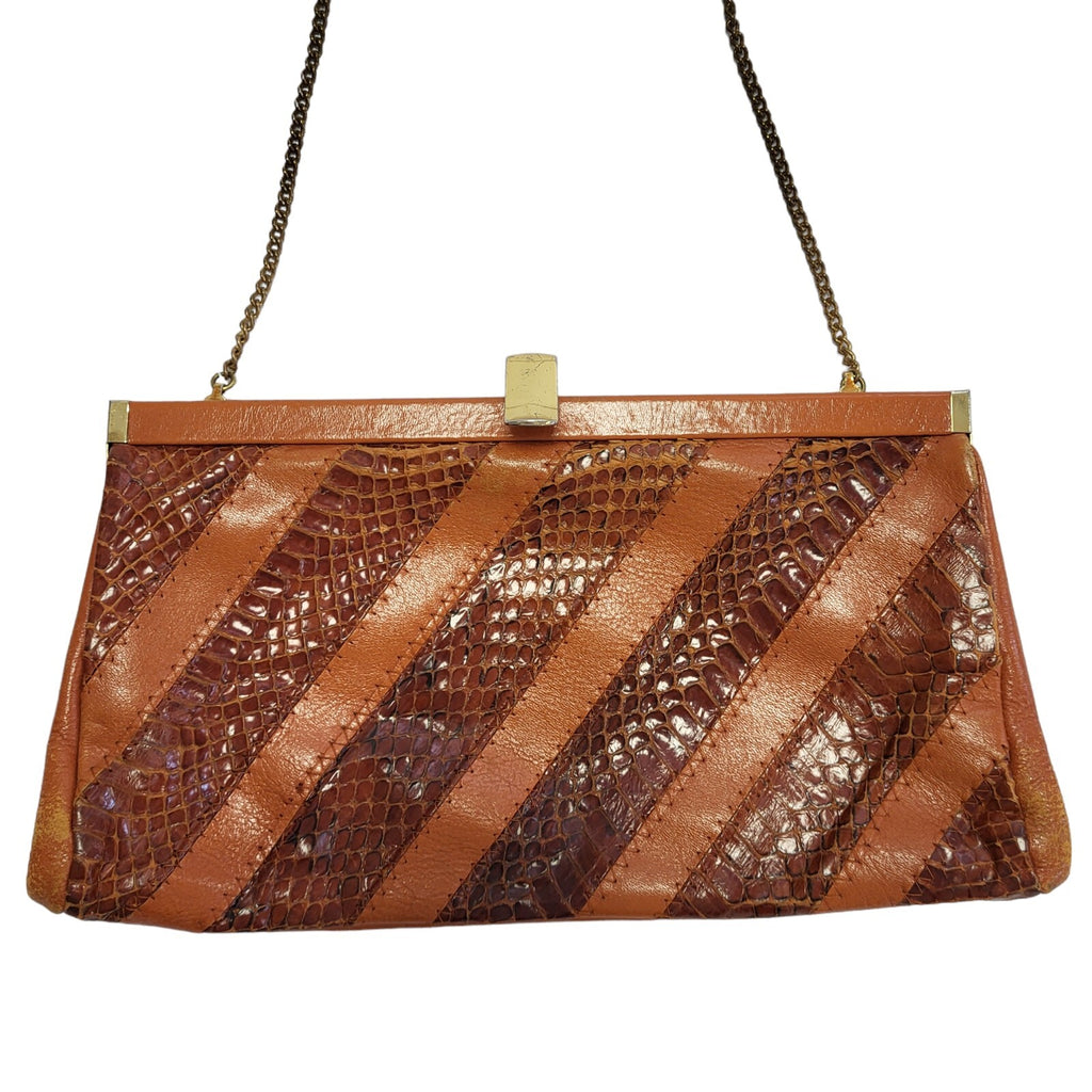 Jane Shilton Brown Leather Cross Body Shoulder Bag Uk Women's Size 10.5" x 6"