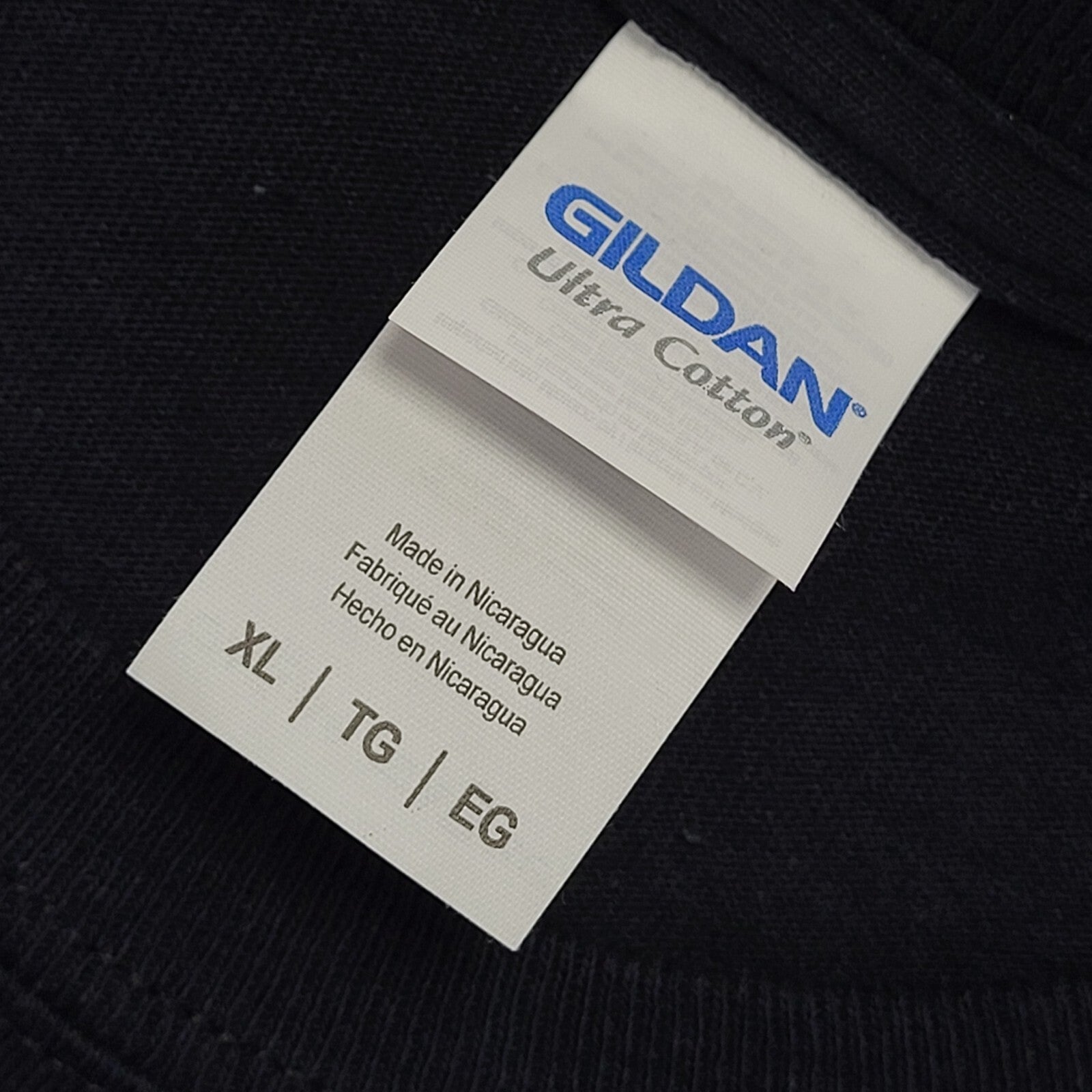 Gildan Vintage 90s Black Classic Bike Guide Short Sleeve T-Shirt Mens Size XL