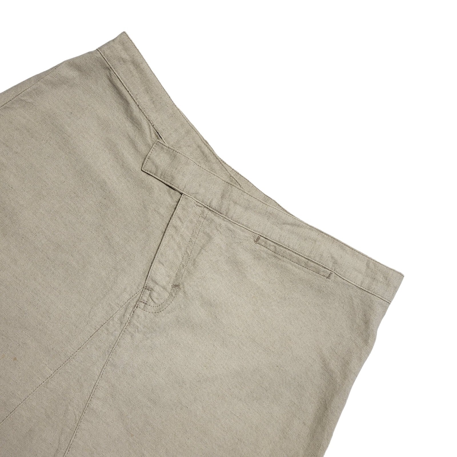 United Colors Of Benetton Vintage Y2K Beige Skirt Womens UK Size 16 W34