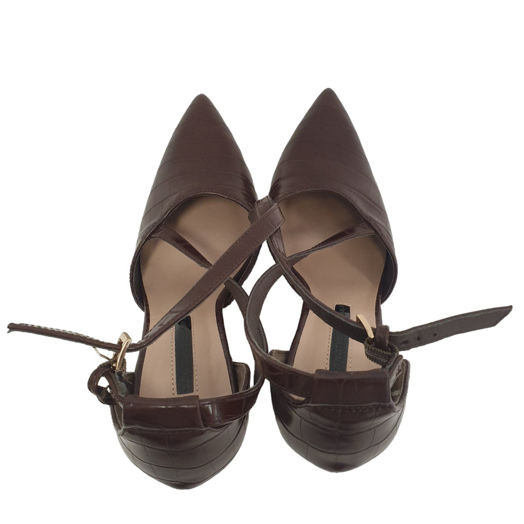 Dorothy Perkins Chocolate Elmo Core Courts  Heels Shoes Uk 6 BNWOB
