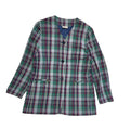 Cappuccini 80s Vintage Blue Check Jacket Uk Women's Size 14