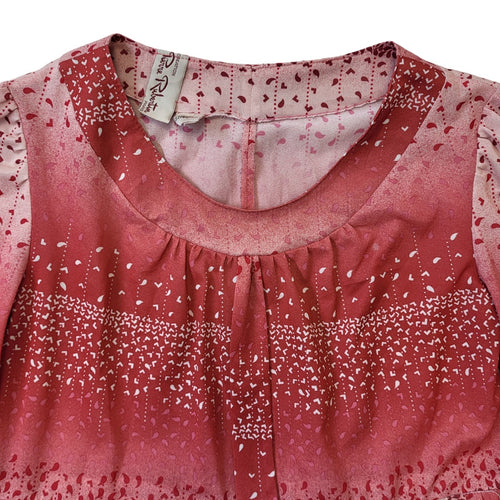 70s Vintage Pierre Rubertin Dress Women's Size 12 Eu 40