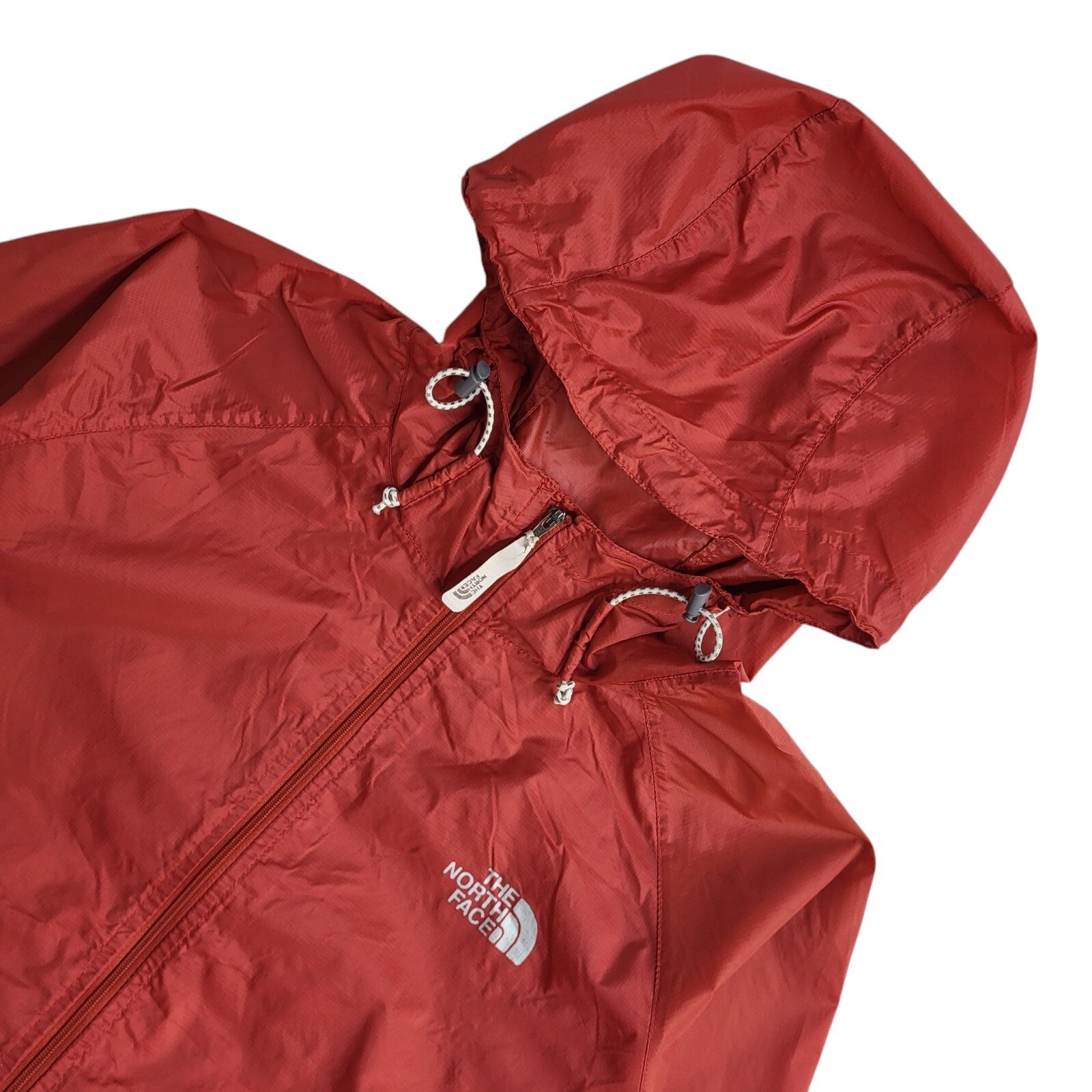 The North Face Red Y2k Windbreaker Jacket UK Women's Size Small