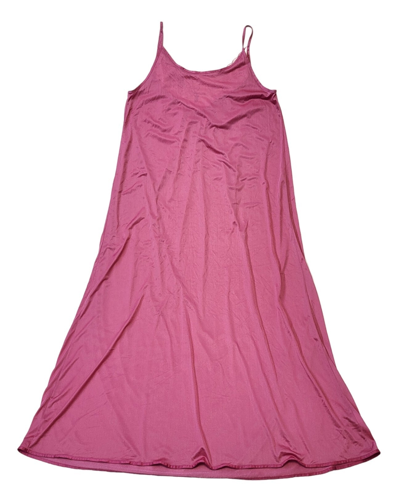 St Michael M&S 80's Vintage Pink & White Night Dress Womens UK XS EU 6