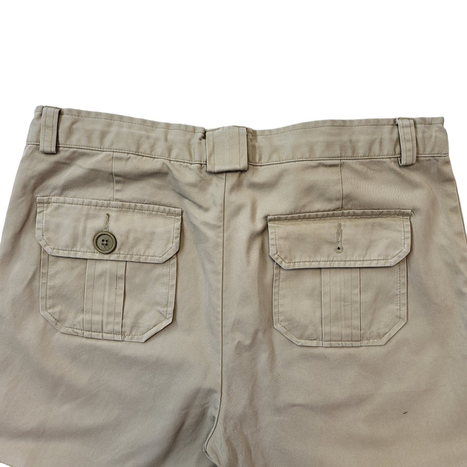 Gap 90s Vintage  Beige Cropped Trousers Women's Size 8 W26 L23