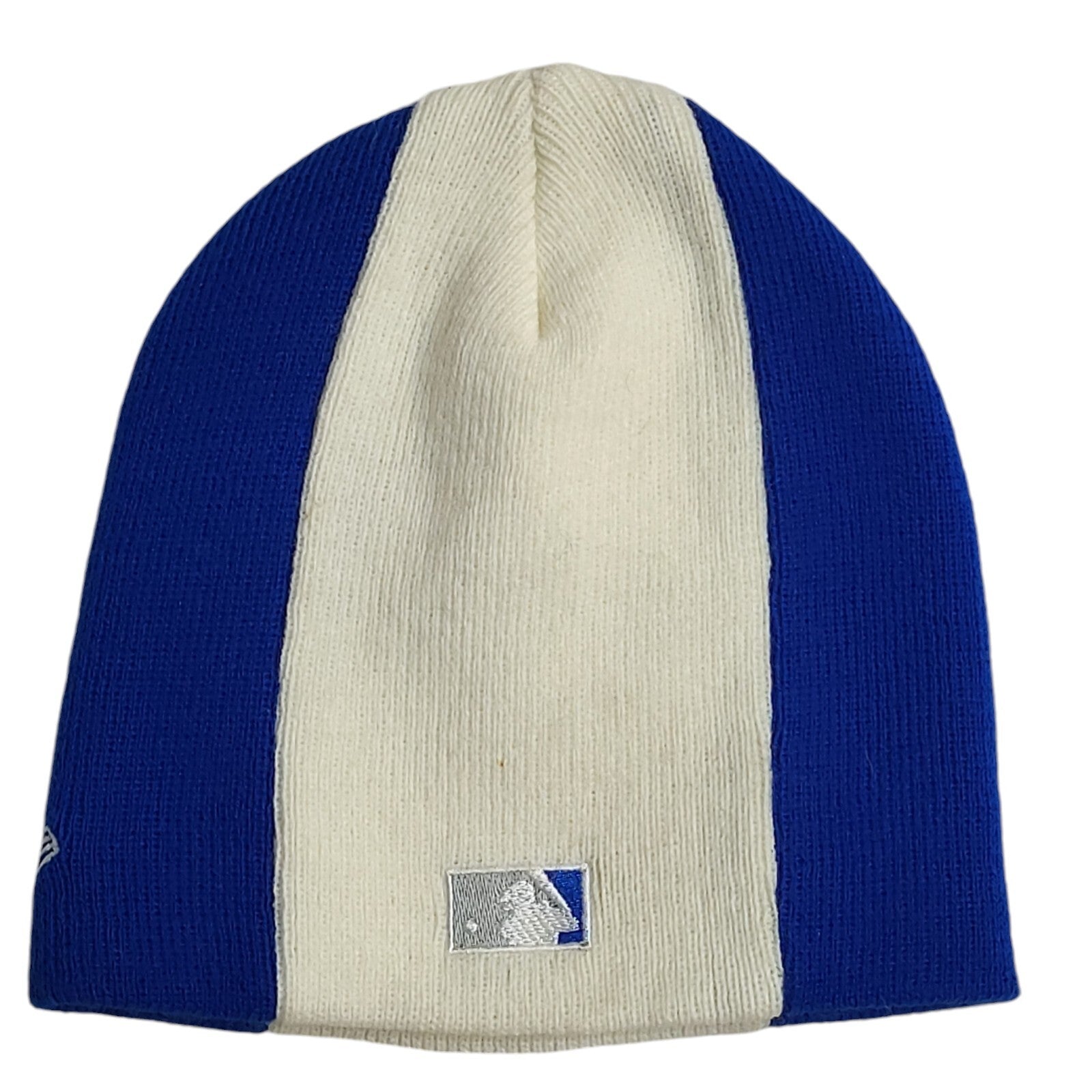 New Era LA Vintage White & Blue Beanie Hat Uk Men's Size Large
