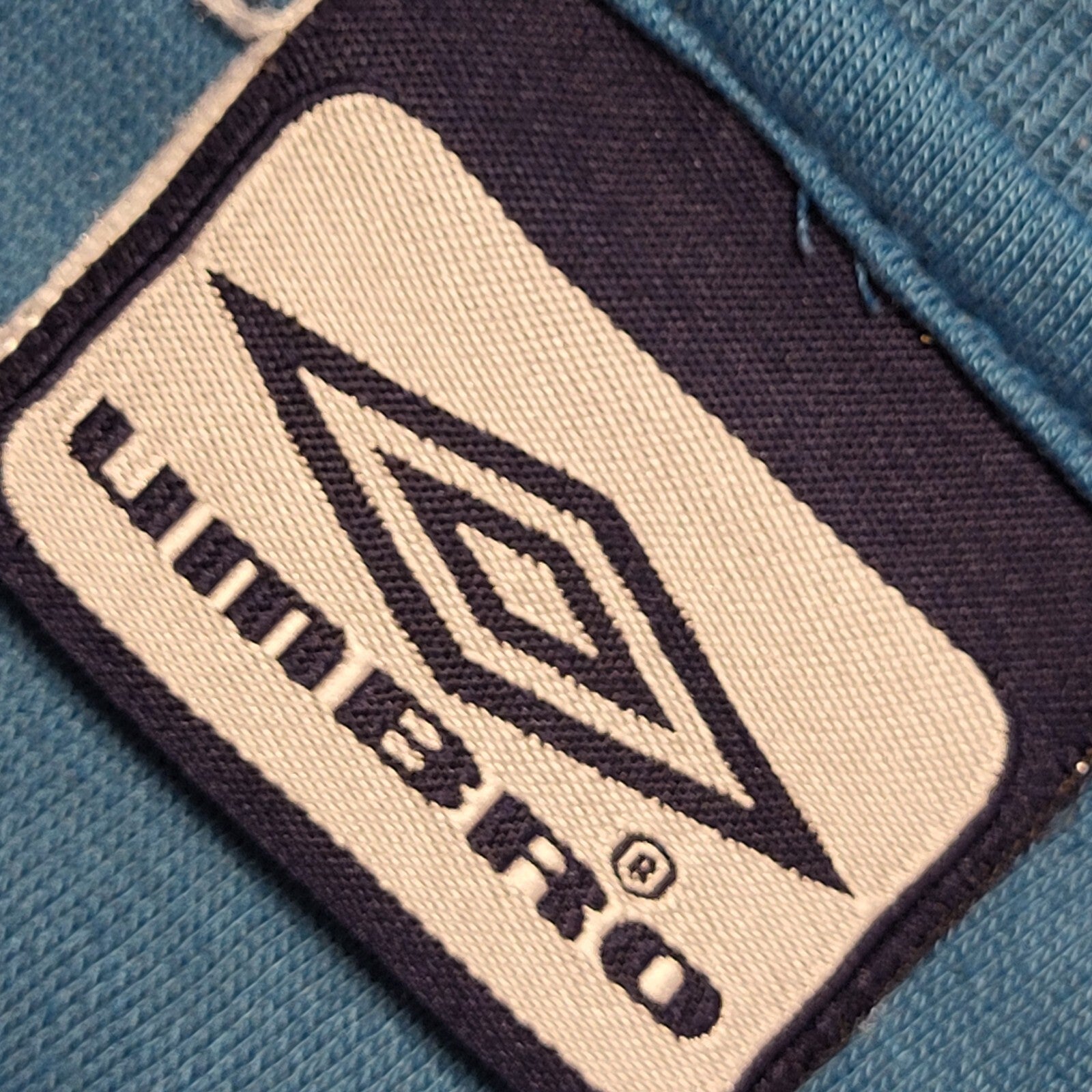 Umbro Vintage 90's Teale Blue Sports Sweatshirt Men's UK Size XL