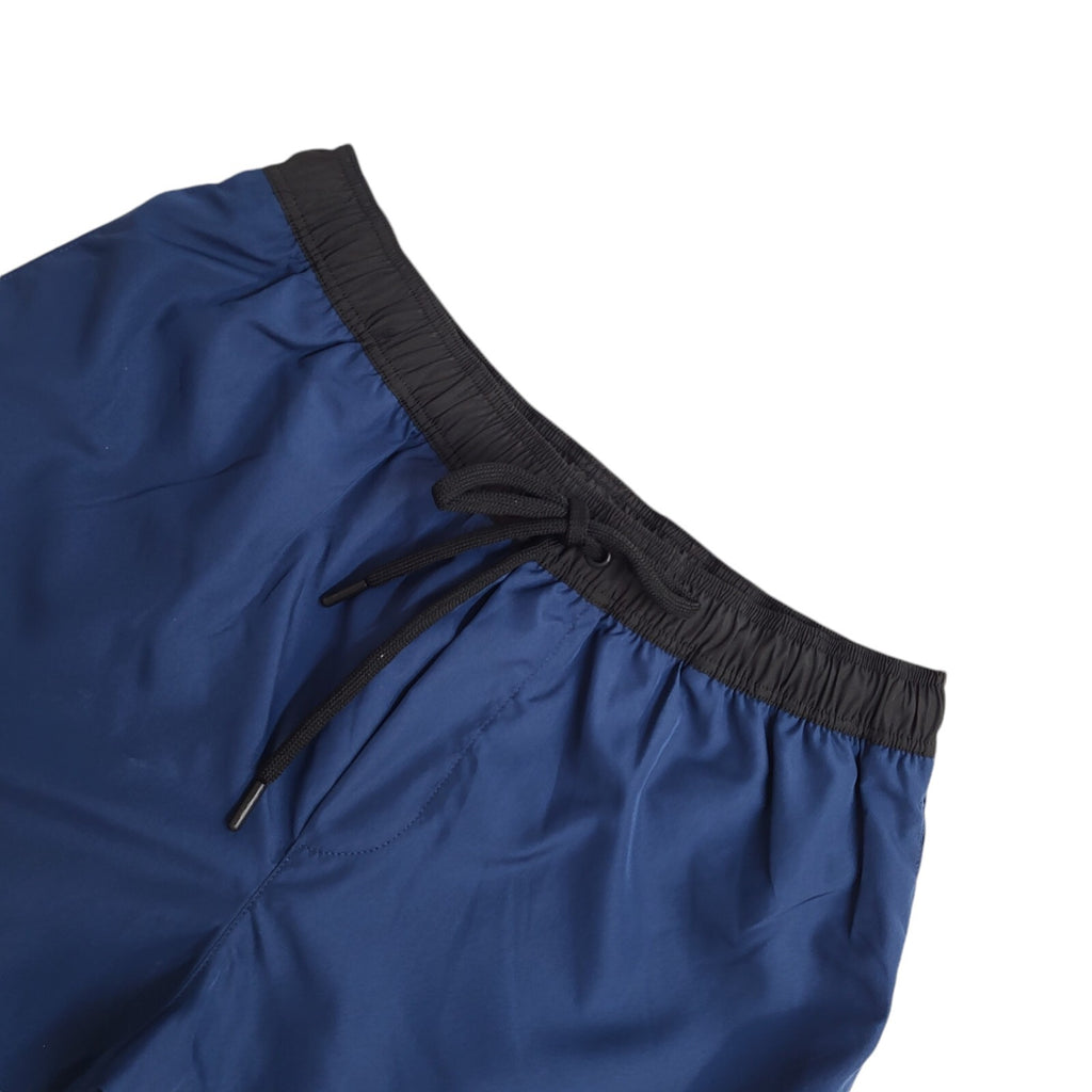 Replay Blue & Black Beachwear Drawstring Shorts BNWT Men's UK Size S W30