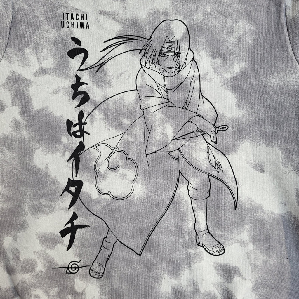 Naruto Grey Long Sleeve Y2k Sweatshirt UK Men's Size S