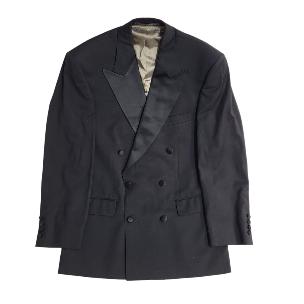 Marks & Spencer Black 90's Blazer Suit Jacket UK Men's Size M 38"