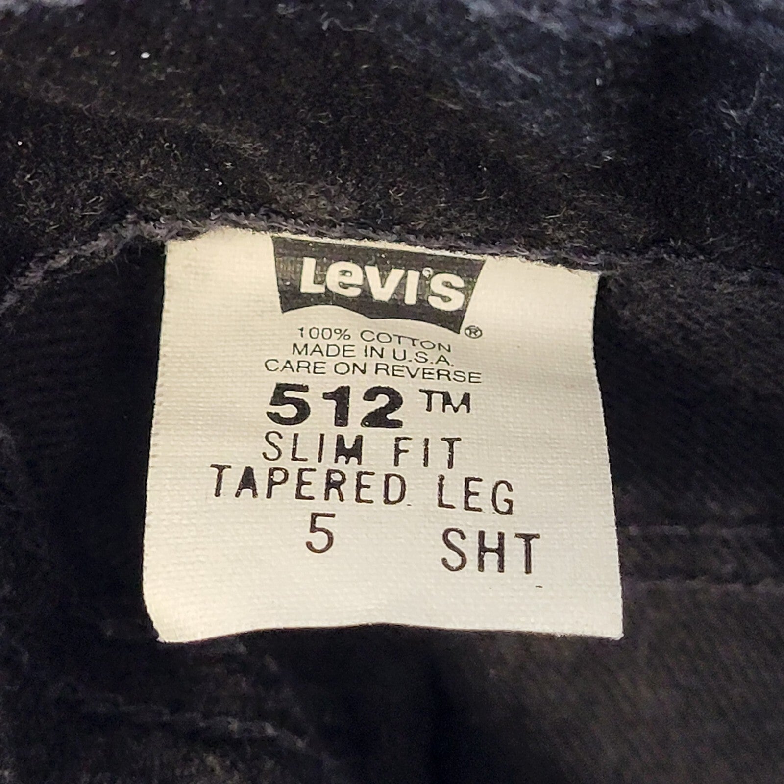 Levi's 512 Vintage 90s Black Skinny Denim Jeans Women's Size 6 W25 L29