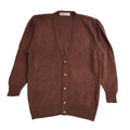 Keena Burgundy Vintage 90's Button Front Cardigan UK Women's Size 16