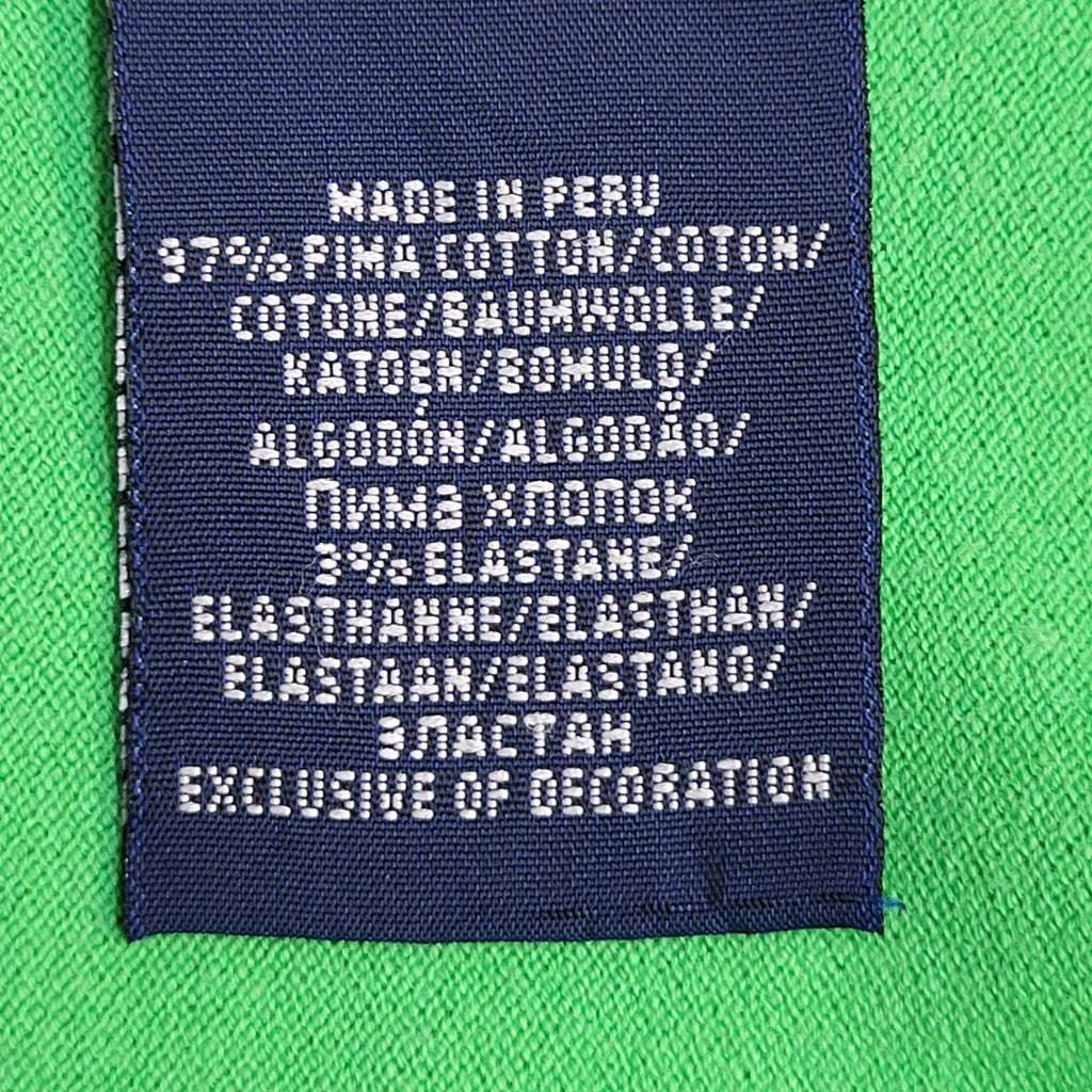 Ralph Lauren Polo Shirt Vintage Y2K Green Uk Women's Size L