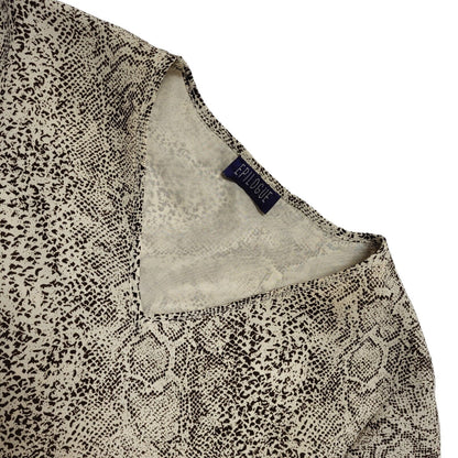 Epilogue Y2K Snake Print Skirt & Top Womens UK Size 12