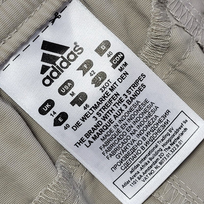 Adidas Straight Beige Active Wear Trousers Uk Women's Size 14 W32 L30