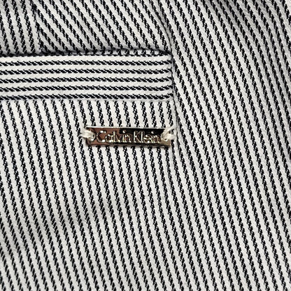 Calvin Klein Blue Striped Y2K Vintage Trousers Women's Size M 10 W28 L26