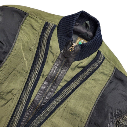 Emos Vintage 80s Green Full Zip Jacket Uk Men's Size XL