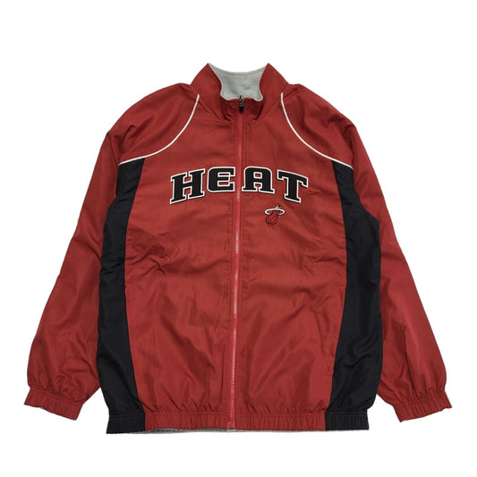Adidas Miami Heat Red Vintage 90s Sports Track Jacket Uk Men's Size Small