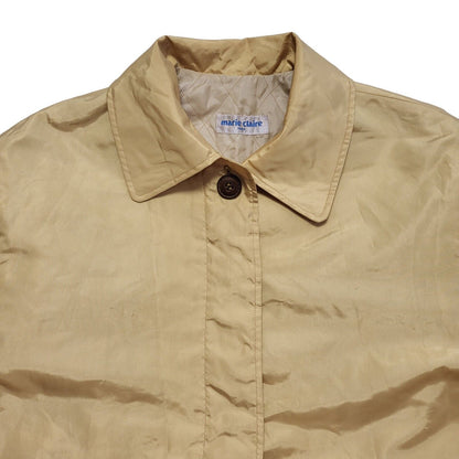Marie Claire Yellow 80s Vintage Button Jacket Uk Women's Size 16
