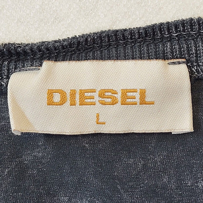 Diesel Y2K Grey Round Neck Jumper Women's Size L Eu 40