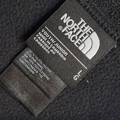 The North Face Black 1/4 Zip Fleece Y2K UK Boy's Size L