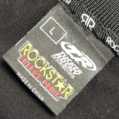 Rockstar Vintage 90's Energy Drink Black & White Full Zip Jacket Men's UK Size L