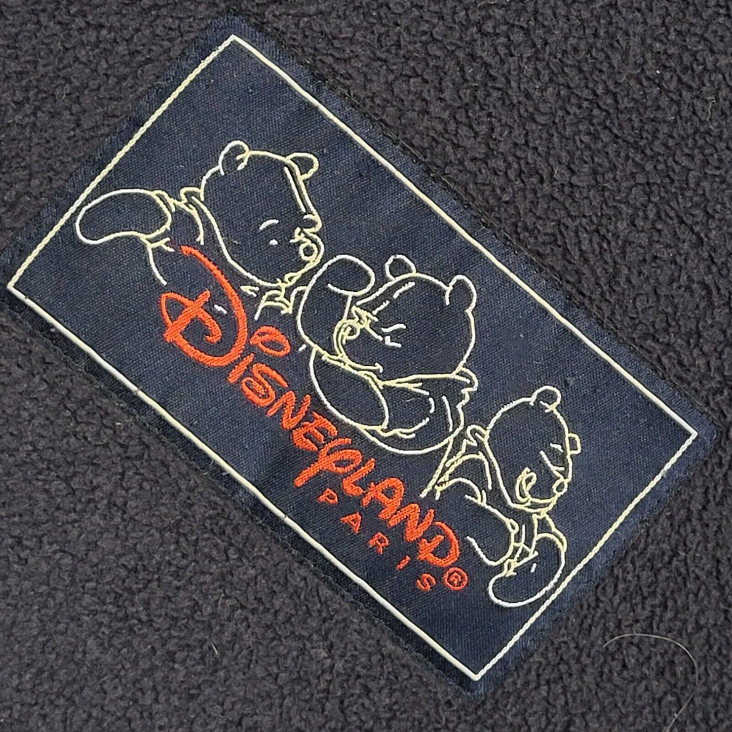 Disneyland Vintage Y2K Blue Fleece Pullover Hoodie Uk Women's Size L