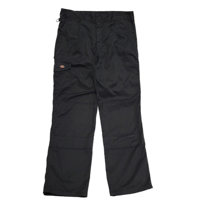 Dickies Black Straight Leg Workwear Trousers Men's Size XL W36 L32