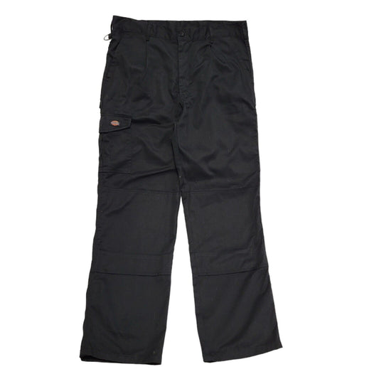 Dickies Black Straight Leg Workwear Trousers Men's Size XL W36 L32
