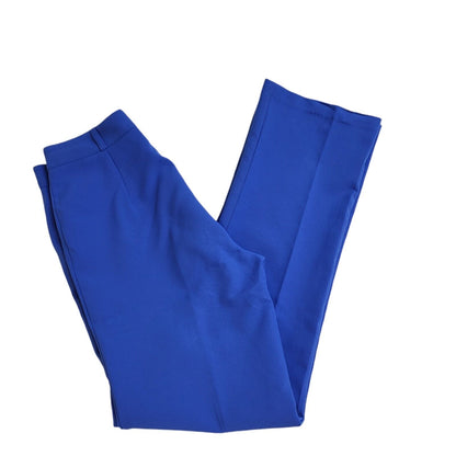 New Look 90s Vintage Blue Straight Leg Casual Trousers Uk Women's 12 W30 L31