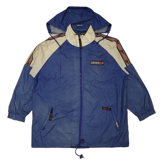 Reebok Blue Vintage 90s Sports Track Jacket Uk Men's Size Large