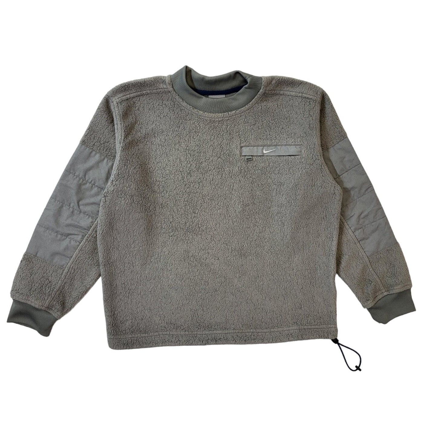 Nike Y2K Grey Crew Neck Fleece Junior Size Small