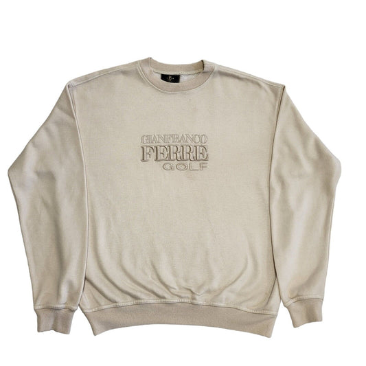 Gianfranco Ferre 90s Vintage Golf Crew Neck Sweatshirt Men's Size L