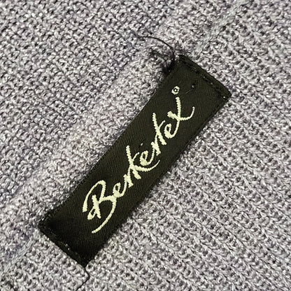 Berkertex Vintage 90's Purple Sparkly Beaded V-Neck Top Womens UK 14-16