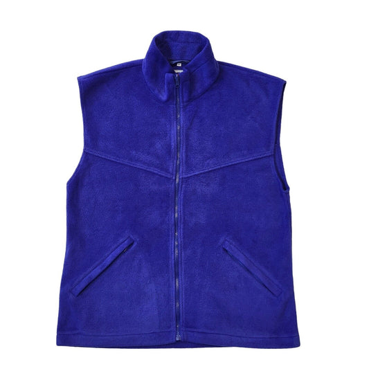 Climate 380 Blue High Neck Full Zip Gilet Fleece Men's Size M