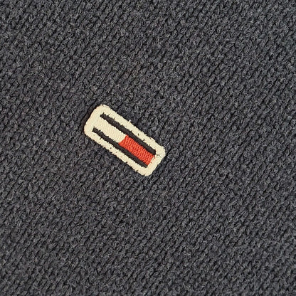 Tommy Hilfiger Navy Blue Y2k Crew Neck Jumper Uk Men's Size Medium