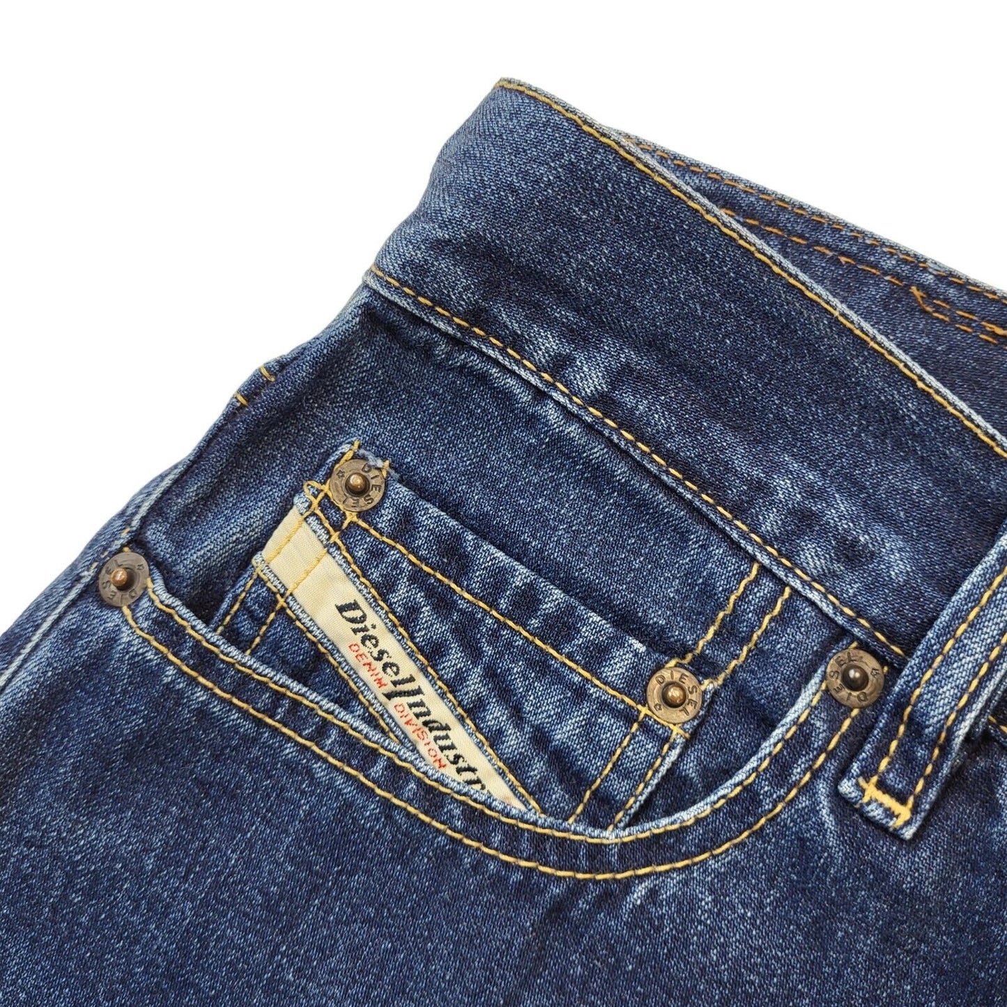 Diesel Y2K Vintage Blue Straight Leg Denim Jeans Women's Size 10-12 W29 L28