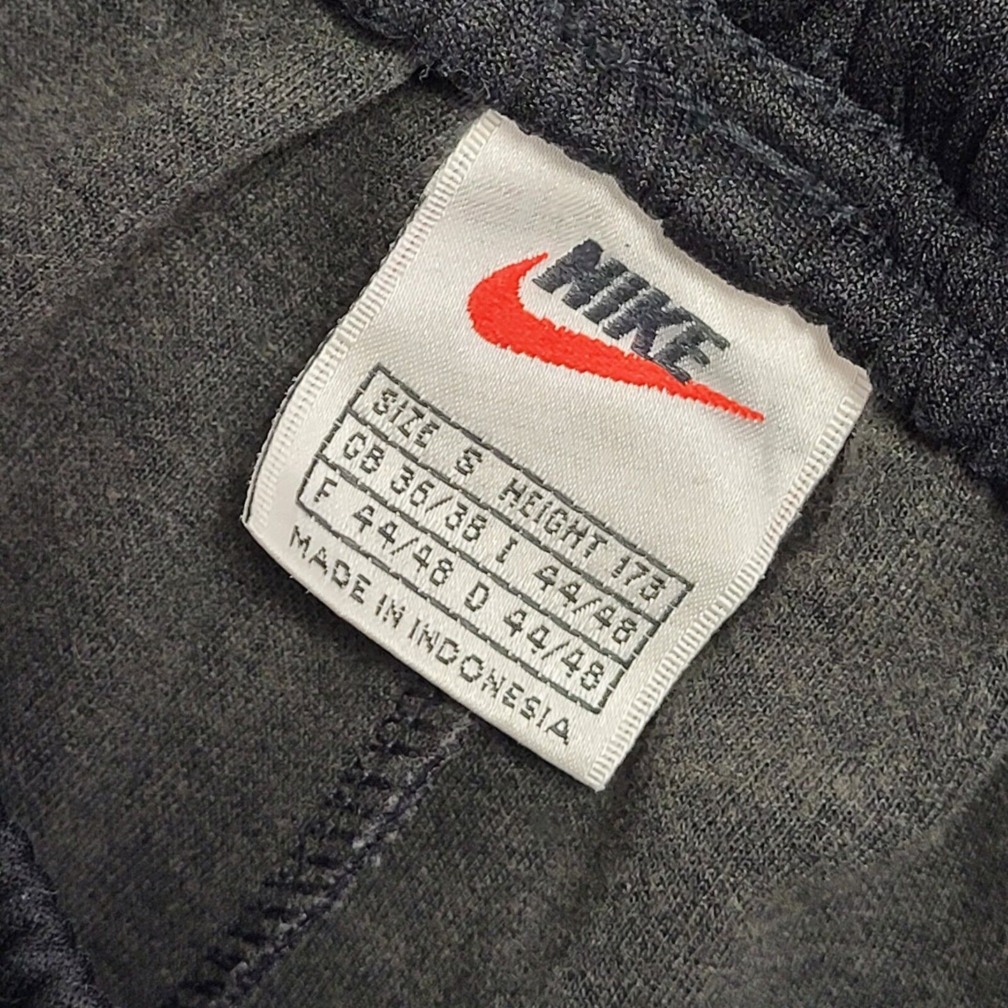 Nike 90s Vintage Black Skinny Leg Tracksuit Bottoms Men's Size S W30 L27