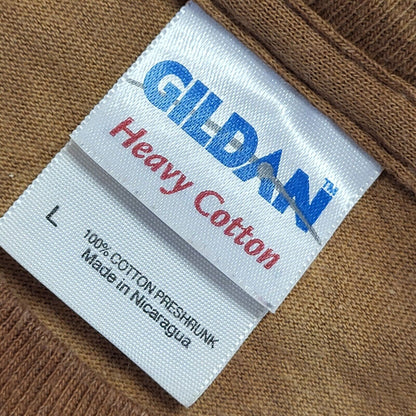 The Mountain Gildan Brown Vintage Y2K  Short Sleeve T-Shirt Uk Men's Large