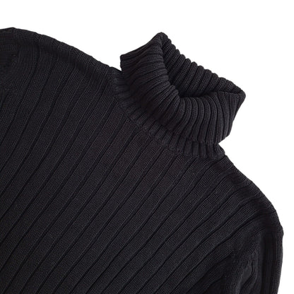 Marks and Spencer Roll Neck Black Vintage 90's Jumper UK Women's Size 18