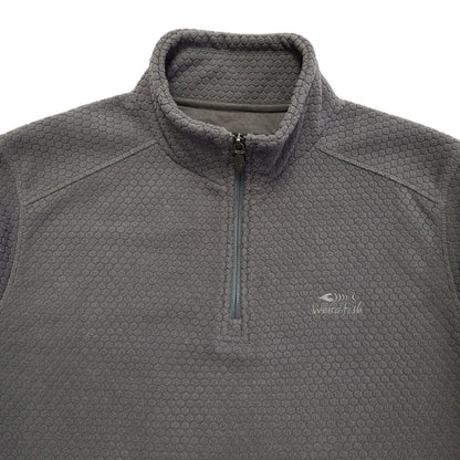 Weird Fish Vintage 90s Grey High Neck Jumper Uk Men's Size Large