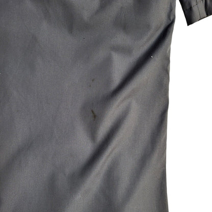 C&A Vintage 80s Grey Button-Up Overcoat Uk Men's Size Large