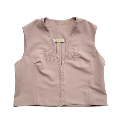 Berkertex Pink Open Front Gilet Uk Women's Size 14