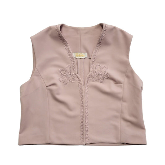 Berkertex Pink Open Front Gilet Uk Women's Size 14