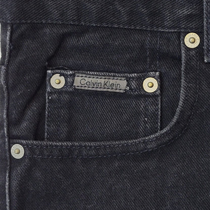 Calvin Klein 90s Vintage Black Tapered Denim Jeans Men's Size M W32 L31