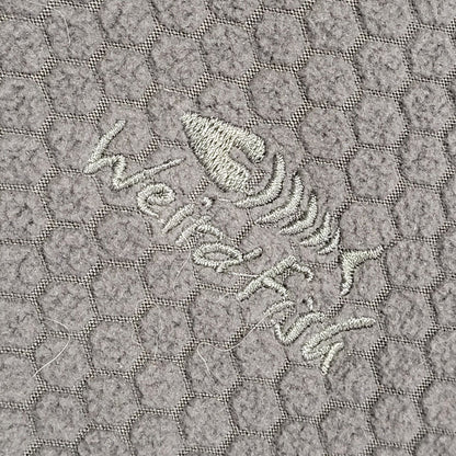 Weird Fish Vintage 90s Grey High Neck Jumper Uk Men's Size Large