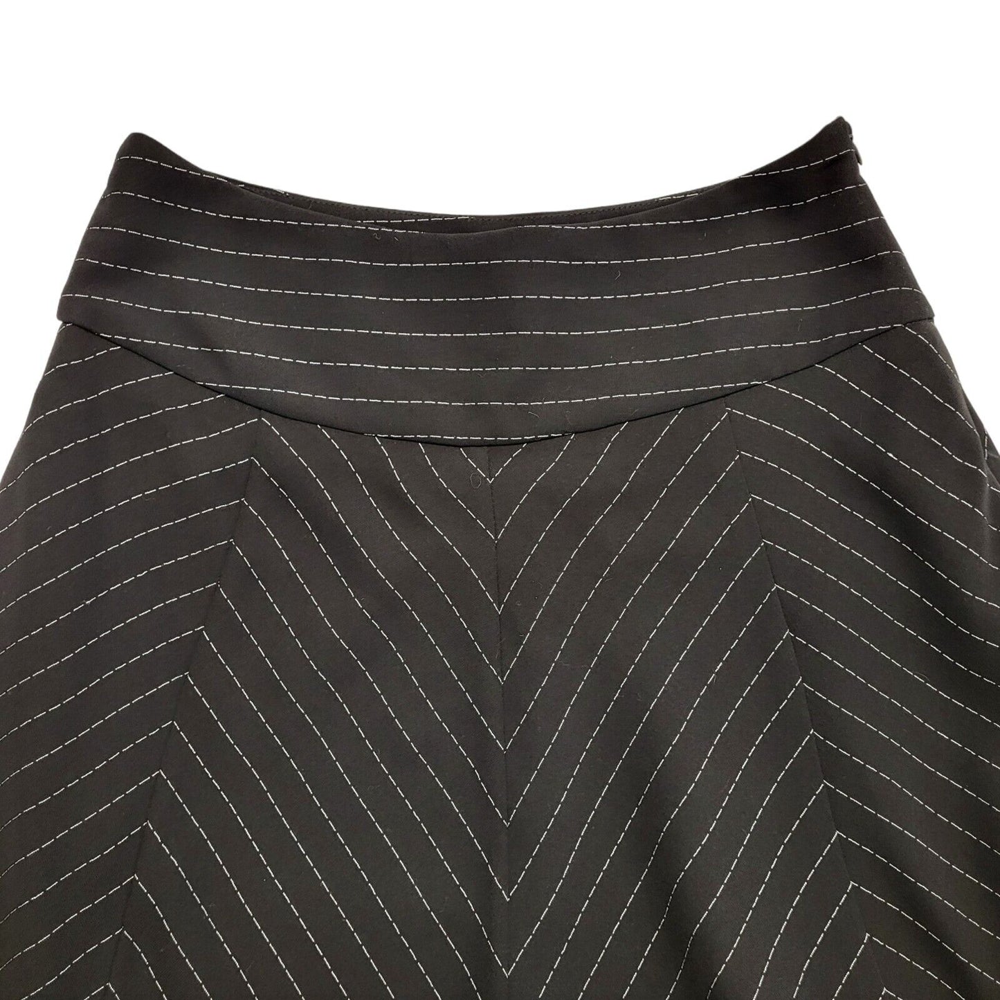 Amaranto Vintage 90's Black Side Zip Skirt Women's Size 10 W28