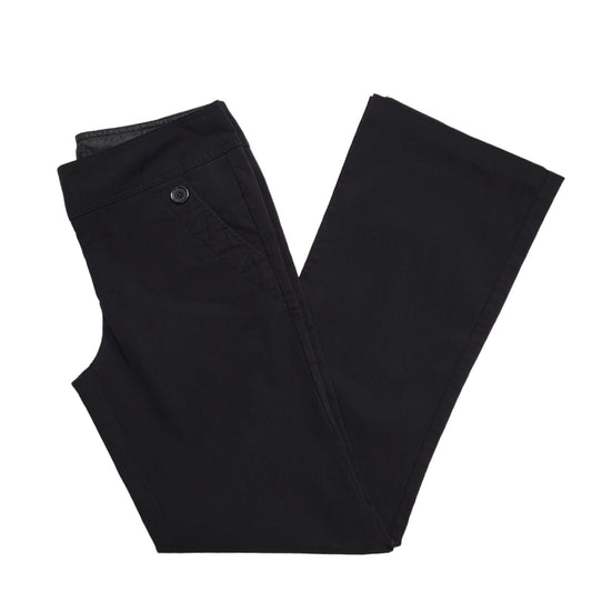 New Look Vintage 90's Black Bootcut Trousers Uk Women's 12 W30 L30