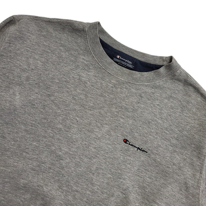 Champion 90's Sweatshirt Grey Crew Neck Mens UK Size XL